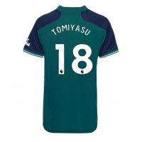 Arsenal Takehiro Tomiyasu #18 Tredje Tröja Kvinnor 2023-24 Korta ärmar